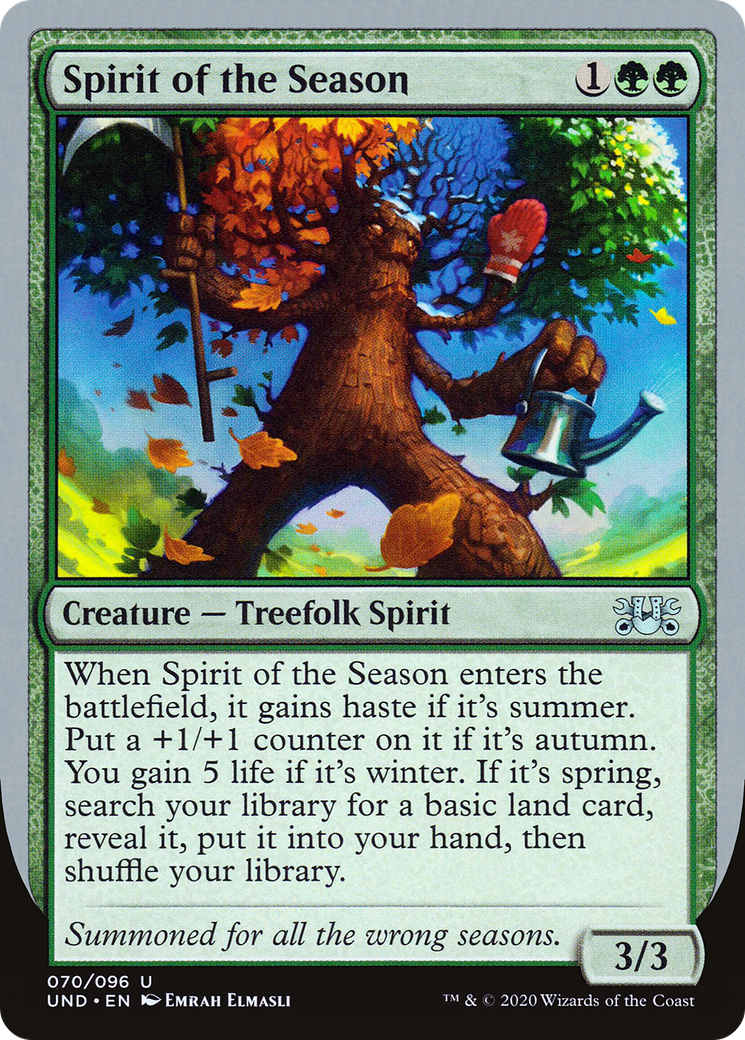 Spirit of the Season (UND-070) - Unsanctioned - Premium MTG Single from Wizards of the Coast - Just $0.08! Shop now at Game Crave Tournament Store