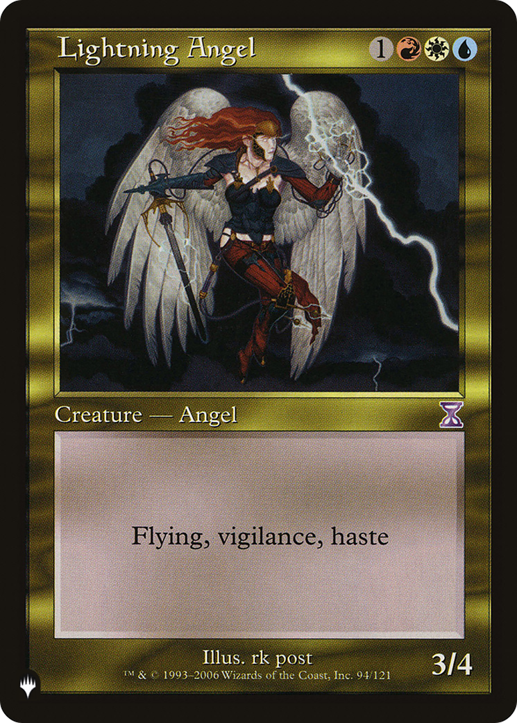 Lightning Angel (PLIST-217) - The List - Premium MTG Single from Wizards of the Coast - Just $0.08! Shop now at Game Crave Tournament Store