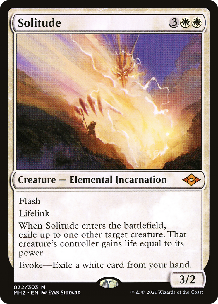 Solitude (MH2-032) - Modern Horizons 2 - Premium MTG Single from Wizards of the Coast - Just $3.96! Shop now at Game Crave Tournament Store