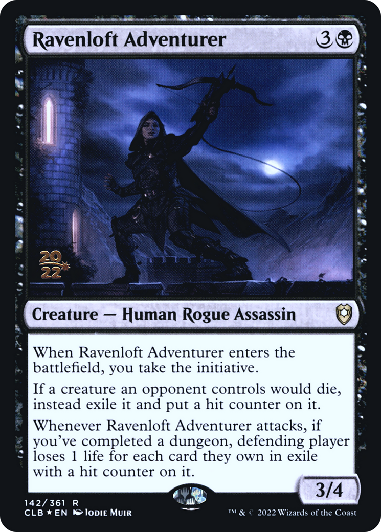 Ravenloft Adventurer (PCLB-142S) - Battle for Baldur's Gate Promos Foil - Premium MTG Single from Wizards of the Coast - Just $0.29! Shop now at Game Crave Tournament Store