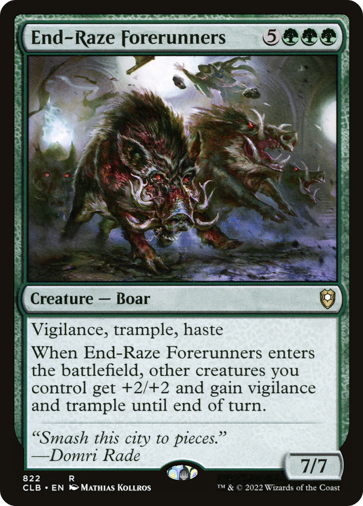 End-Raze Forerunners (CLB-822) - Commander Legends: Battle for Baldur's Gate - Premium MTG Single from Wizards of the Coast - Just $0.12! Shop now at Game Crave Tournament Store