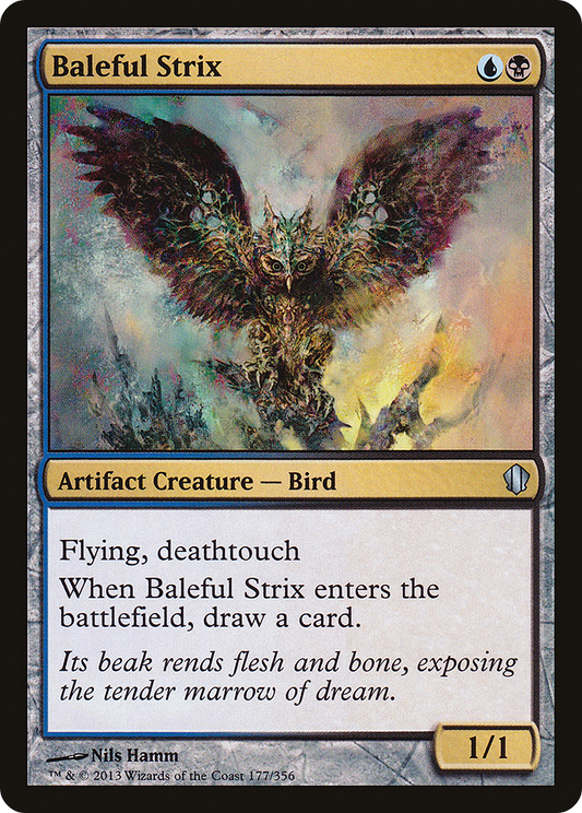 Baleful Strix (C13-177) - Commander 2013 - Premium MTG Single from Wizards of the Coast - Just $0.20! Shop now at Game Crave Tournament Store