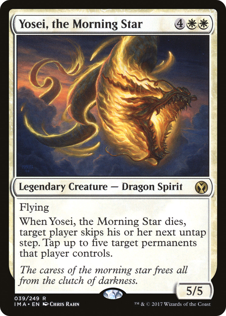 Yosei, the Morning Star (IMA-039) - Iconic Masters Foil - Premium MTG Single from Wizards of the Coast - Just $0.92! Shop now at Game Crave Tournament Store