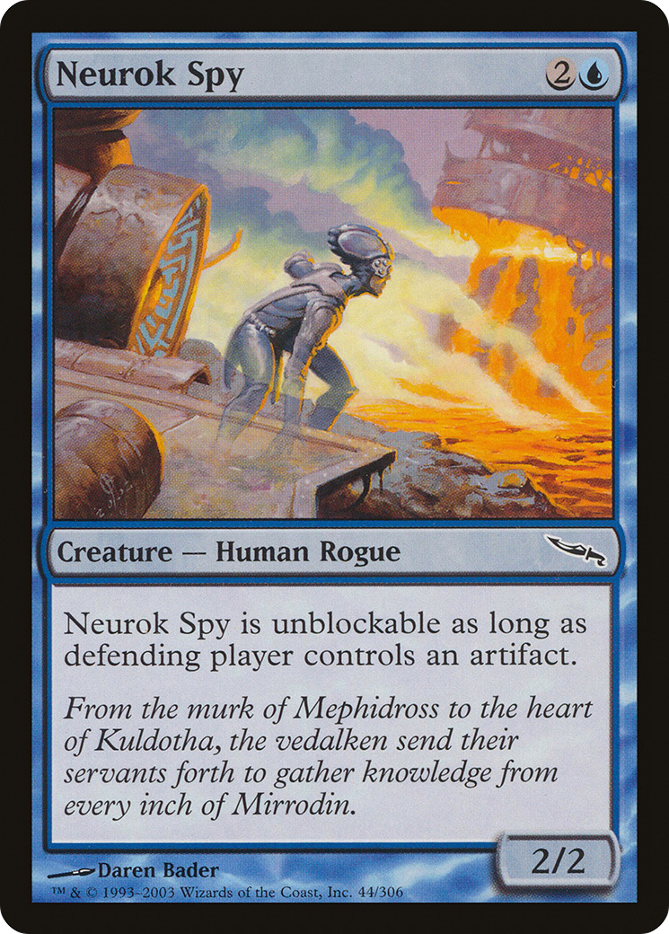 Neurok Spy (MRD-044) - Mirrodin - Premium MTG Single from Wizards of the Coast - Just $0.08! Shop now at Game Crave Tournament Store