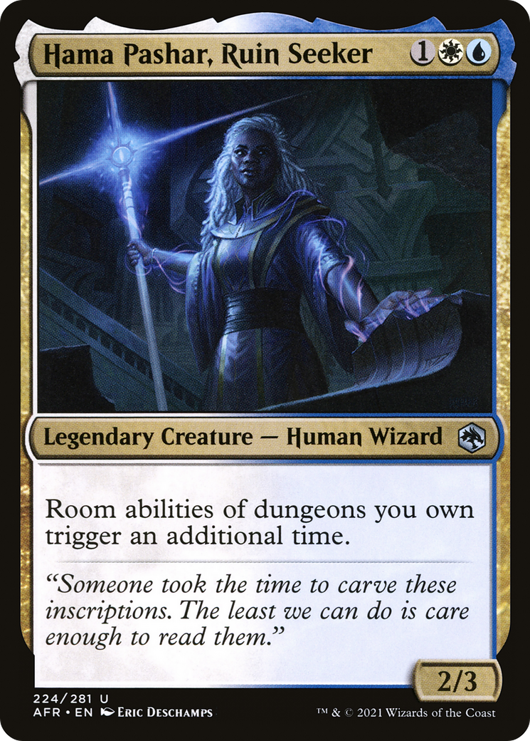 Hama Pashar, Ruin Seeker (AFR-224) - Adventures in the Forgotten Realms - Premium MTG Single from Wizards of the Coast - Just $0.25! Shop now at Game Crave Tournament Store