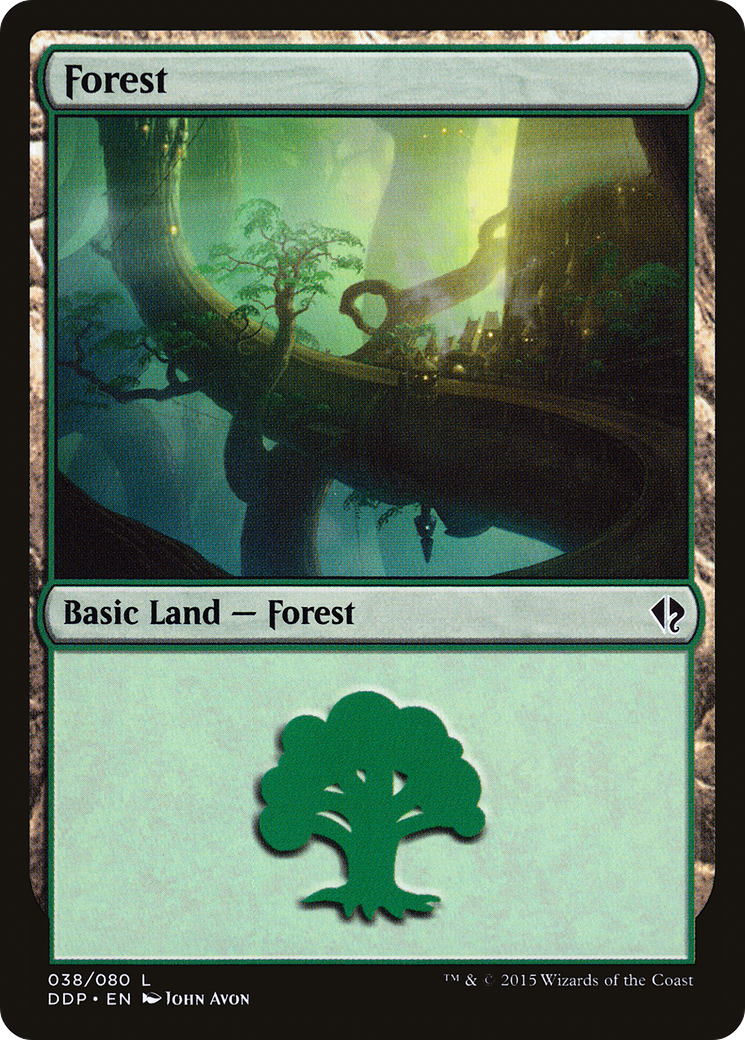 Forest (DDP-038) - Duel Decks: Zendikar vs. Eldrazi - Premium MTG Single from Wizards of the Coast - Just $0.25! Shop now at Game Crave Tournament Store