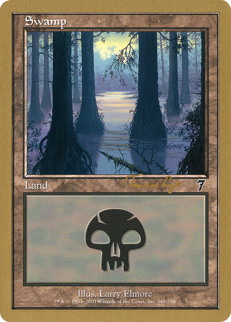Swamp (WC01-TVDL348) - World Championship Decks 2001 - Premium MTG Single from Wizards of the Coast - Just $1.76! Shop now at Game Crave Tournament Store