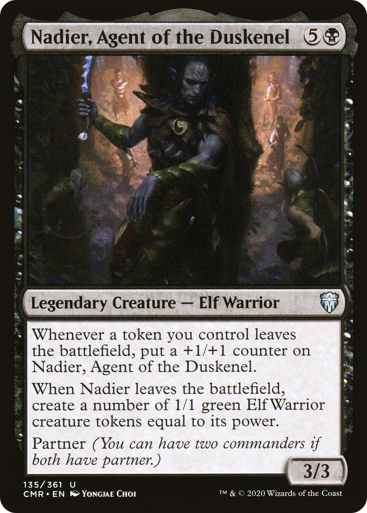 Nadier, Agent of the Duskenel (CMR-135) - Commander Legends Foil - Premium MTG Single from Wizards of the Coast - Just $0.29! Shop now at Game Crave Tournament Store