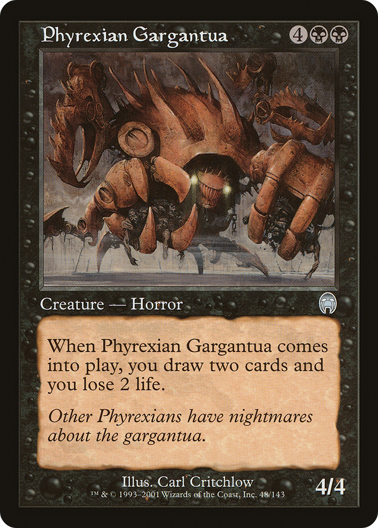 Phyrexian Gargantua (APC-048) - Apocalypse - Premium MTG Single from Wizards of the Coast - Just $0.25! Shop now at Game Crave Tournament Store
