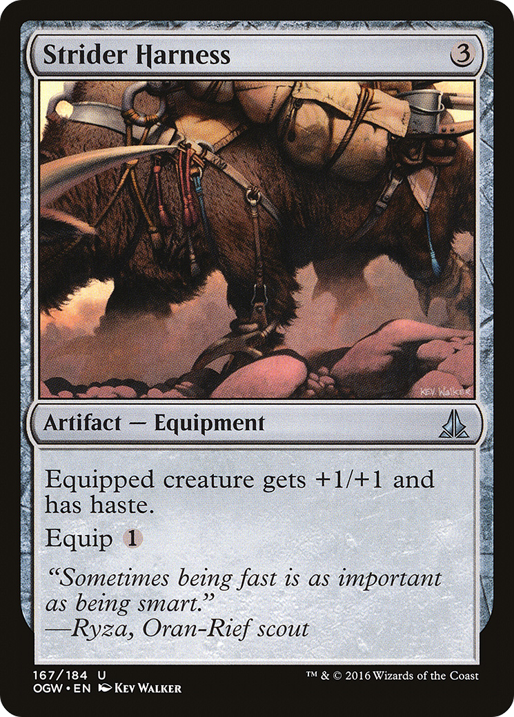 Strider Harness (OGW-167) - Oath of the Gatewatch Foil - Premium MTG Single from Wizards of the Coast - Just $0.27! Shop now at Game Crave Tournament Store