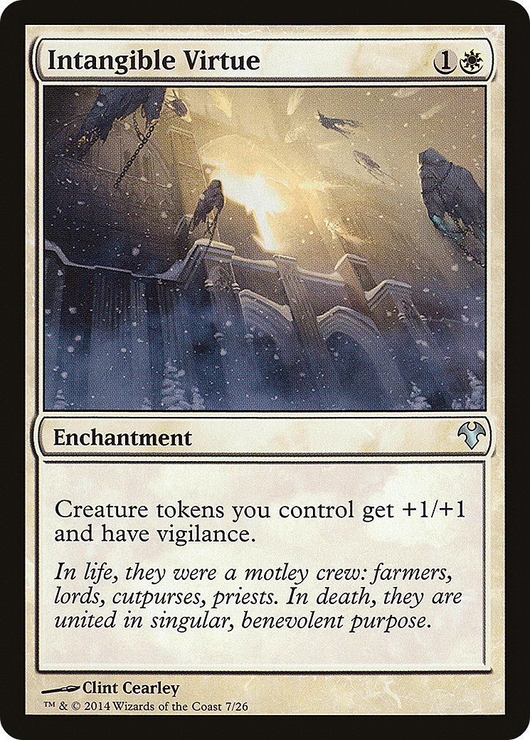 Intangible Virtue (MD1-007) - Modern Event Deck 2014 - Premium MTG Single from Wizards of the Coast - Just $0.25! Shop now at Game Crave Tournament Store