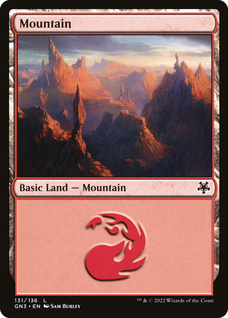 Mountain (GN3-131) - Game Night: Free-for-All - Premium MTG Single from Wizards of the Coast - Just $0.25! Shop now at Game Crave Tournament Store