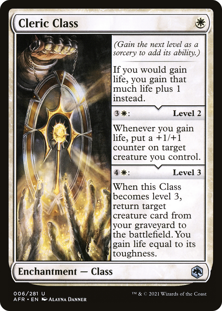 Cleric Class (AFR-006) - Adventures in the Forgotten Realms - Premium MTG Single from Wizards of the Coast - Just $1.12! Shop now at Game Crave Tournament Store