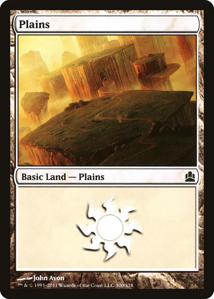 Plains (CMD-300) - Commander 2011 - Premium MTG Single from Wizards of the Coast - Just $0.25! Shop now at Game Crave Tournament Store