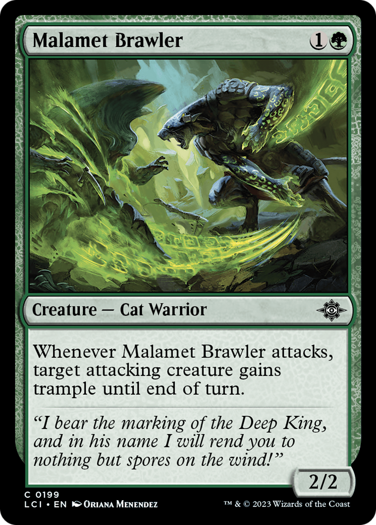 Malamet Brawler (LCI-199) - The Lost Caverns of Ixalan - Premium MTG Single from Wizards of the Coast - Just $0.08! Shop now at Game Crave Tournament Store