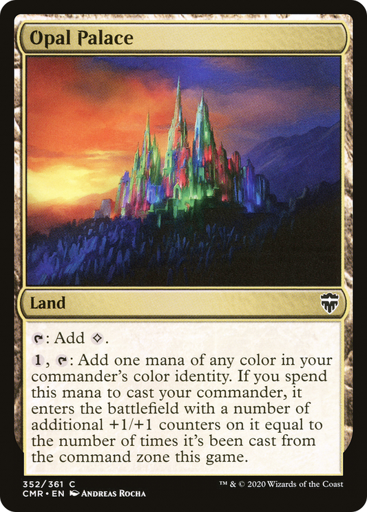 Opal Palace (CMR-352) - Commander Legends Foil - Premium MTG Single from Wizards of the Coast - Just $0.25! Shop now at Game Crave Tournament Store