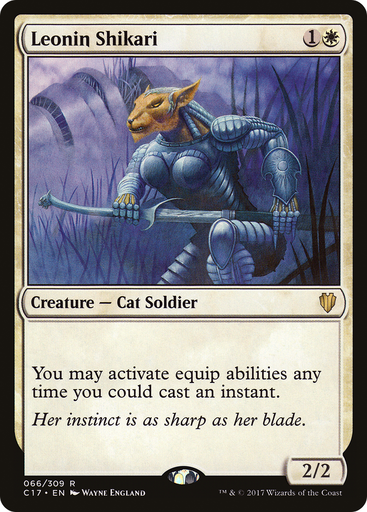 Leonin Shikari (C17-066) - Commander 2017 - Premium MTG Single from Wizards of the Coast - Just $0.92! Shop now at Game Crave Tournament Store