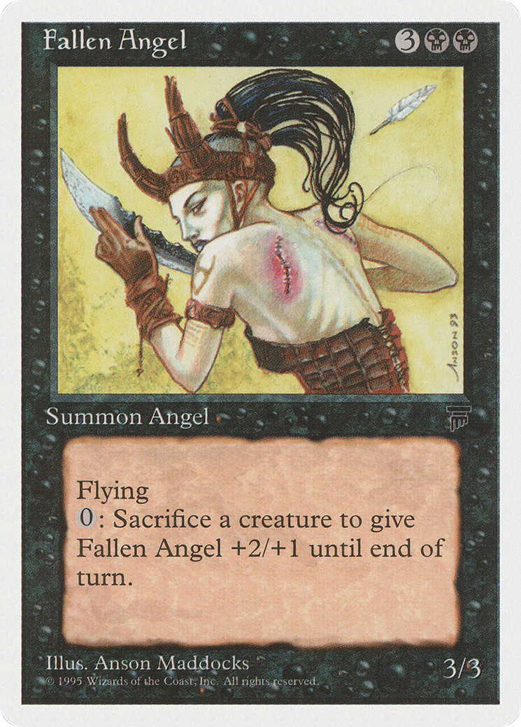 Fallen Angel (CHR-032) - Chronicles - Premium MTG Single from Wizards of the Coast - Just $0.08! Shop now at Game Crave Tournament Store