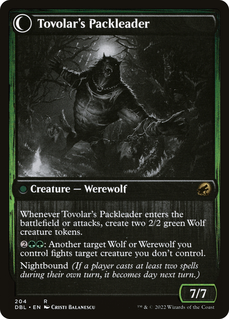 Tovolar's Huntmaster // Tovolar's Packleader (DBL-204) - Innistrad: Double Feature: (Double Faced Transform) - Premium MTG Single from Wizards of the Coast - Just $0.46! Shop now at Game Crave Tournament Store