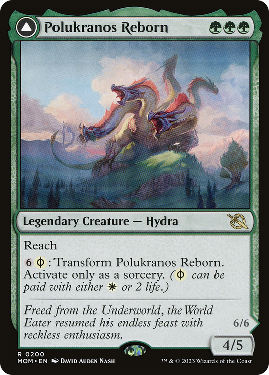 Polukranos Reborn // Polukranos, Engine of Ruin (MOM-200) - March of the Machine - Premium MTG Single from Wizards of the Coast - Just $0.08! Shop now at Game Crave Tournament Store