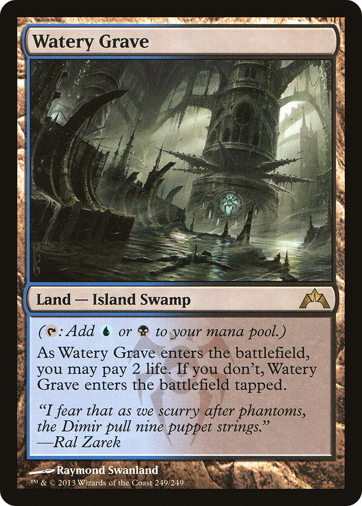 Watery Grave (GTC-249) - Gatecrash - Premium MTG Single from Wizards of the Coast - Just $2.59! Shop now at Game Crave Tournament Store