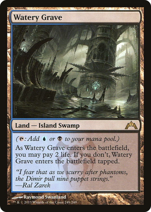 Watery Grave (GTC-249) - Gatecrash - Premium MTG Single from Wizards of the Coast - Just $2.59! Shop now at Game Crave Tournament Store