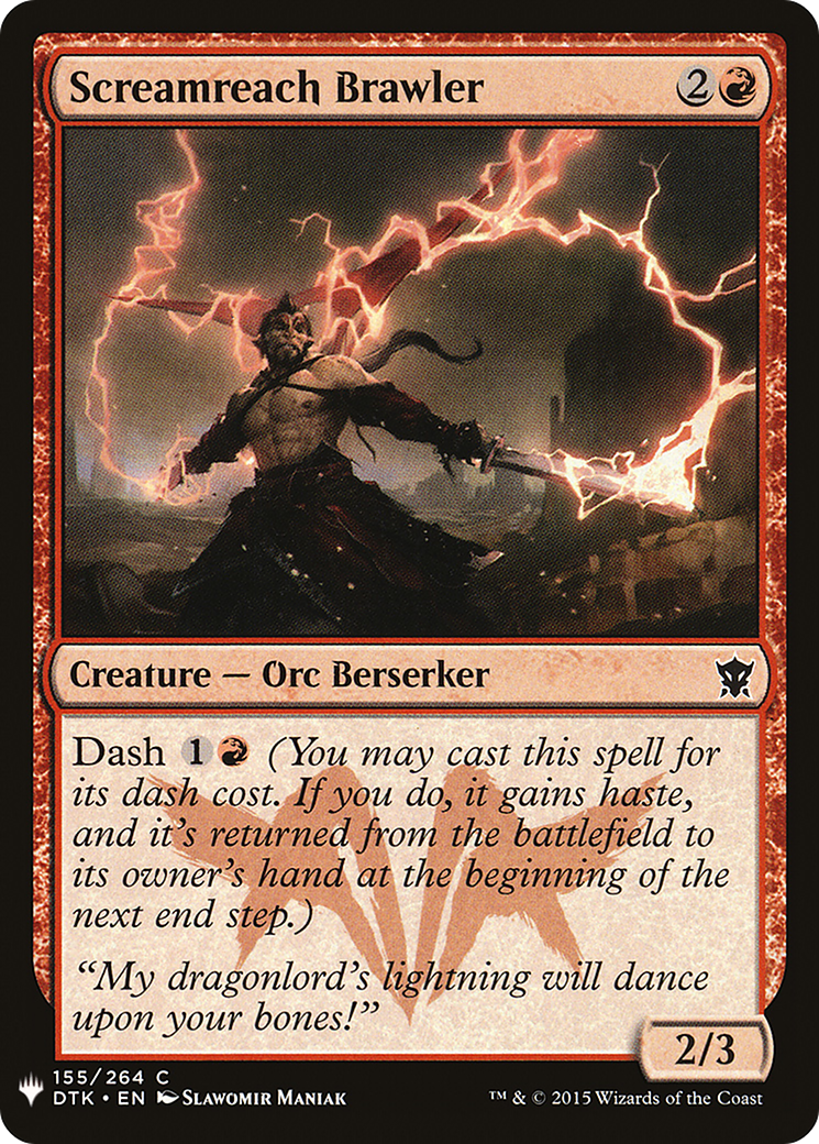 Screamreach Brawler (MB1-1052) - Mystery Booster - Premium MTG Single from Wizards of the Coast - Just $0.08! Shop now at Game Crave Tournament Store