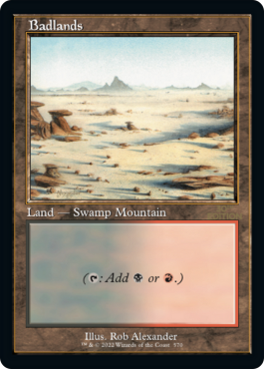 Badlands (30A-570) - 30th Anniversary Edition - Premium MTG Single from Wizards of the Coast - Just $107.76! Shop now at Game Crave Tournament Store