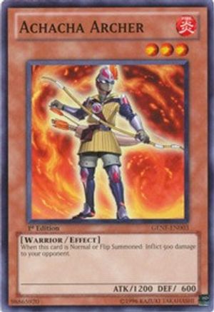 Achacha Archer (GENF-EN003) - Generation Force 1st Edition - Premium Yugioh Single from Konami - Just $0.25! Shop now at Game Crave Tournament Store