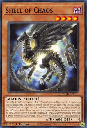 Shell of Chaos (PHHY-EN010) - Photon Hypernova 1st Edition - Premium Yugioh Single from Konami - Just $0.08! Shop now at Game Crave Tournament Store