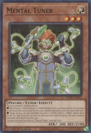 Mental Tuner (PHHY-EN012) - Photon Hypernova 1st Edition - Premium Yugioh Single from Konami - Just $0.25! Shop now at Game Crave Tournament Store