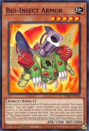 Bio-Insect Armor (PHHY-EN014) - Photon Hypernova 1st Edition - Premium Yugioh Single from Konami - Just $0.25! Shop now at Game Crave Tournament Store