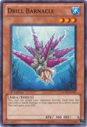 Drill Barnacle (GENF-EN007) - Generation Force Unlimited - Premium Yugioh Single from Konami - Just $0.24! Shop now at Game Crave Tournament Store