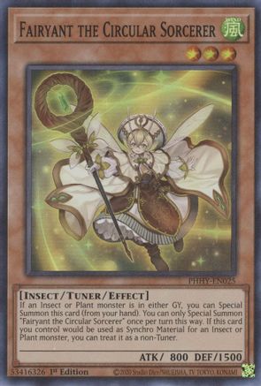 Fairyant the Circular Sorcerer (PHHY-EN025) - Photon Hypernova 1st Edition - Premium Yugioh Single from Konami - Just $0.23! Shop now at Game Crave Tournament Store