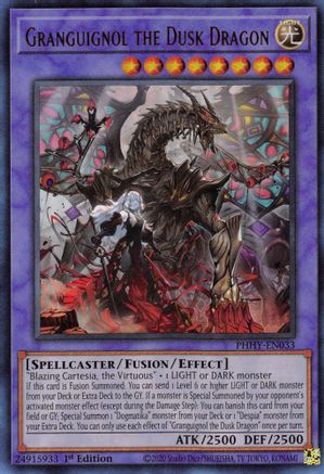 Granguignol the Dusk Dragon (PHHY-EN033) - Photon Hypernova 1st Edition - Premium Yugioh Single from Konami - Just $1.09! Shop now at Game Crave Tournament Store