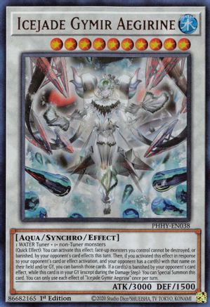 Icejade Gymir Aegirine (PHHY-EN038) - Photon Hypernova 1st Edition - Premium Yugioh Single from Konami - Just $0.35! Shop now at Game Crave Tournament Store