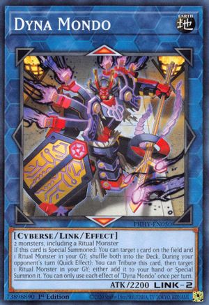 Dyna Mondo (PHHY-EN050) - Photon Hypernova 1st Edition - Premium Yugioh Single from Konami - Just $0.25! Shop now at Game Crave Tournament Store