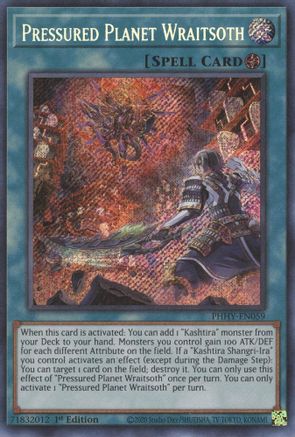 Pressured Planet Wraitsoth (PHHY-EN059) - Photon Hypernova 1st Edition - Premium Yugioh Single from Konami - Just $3.78! Shop now at Game Crave Tournament Store