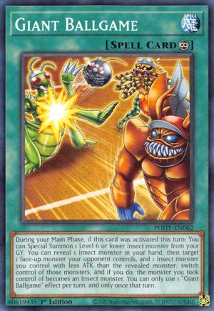 Giant Ballgame (PHHY-EN062) - Photon Hypernova 1st Edition - Premium Yugioh Single from Konami - Just $0.25! Shop now at Game Crave Tournament Store