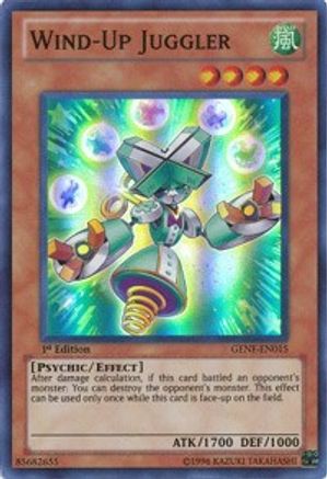 Wind-Up Juggler (GENF-EN015) - Generation Force Unlimited - Premium Yugioh Single from Konami - Just $0.26! Shop now at Game Crave Tournament Store