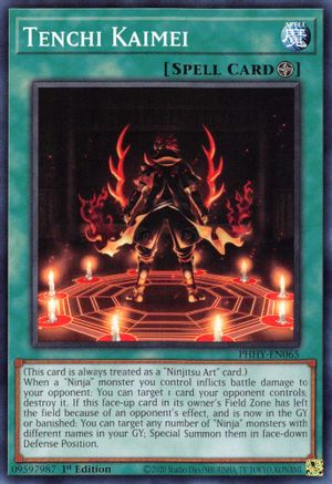 Tenchi Kaimei (PHHY-EN065) - Photon Hypernova 1st Edition - Premium Yugioh Single from Konami - Just $0.25! Shop now at Game Crave Tournament Store