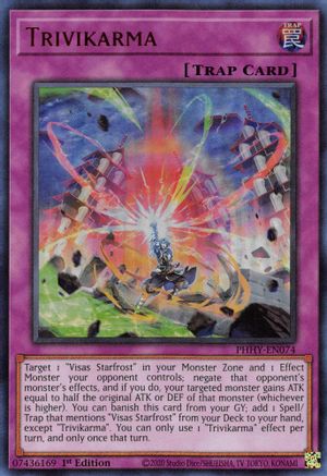 Trivikarma (PHHY-EN074) - Photon Hypernova 1st Edition - Premium Yugioh Single from Konami - Just $0.53! Shop now at Game Crave Tournament Store