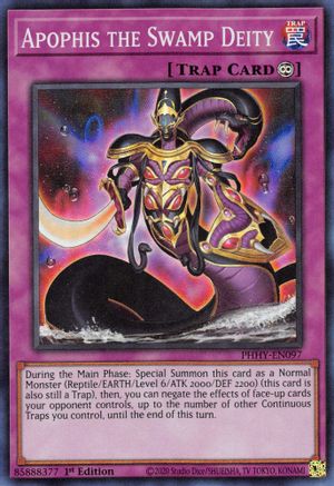 Apophis the Swamp Deity (PHHY-EN097) - Photon Hypernova 1st Edition - Premium Yugioh Single from Konami - Just $0.19! Shop now at Game Crave Tournament Store