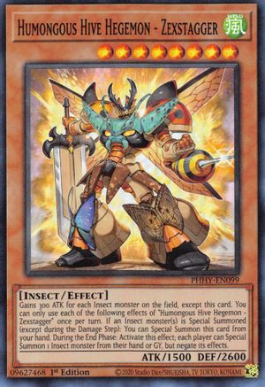 Humongous Hive Hegemon - Zexstagger (PHHY-EN099) - Photon Hypernova 1st Edition - Premium Yugioh Single from Konami - Just $0.08! Shop now at Game Crave Tournament Store