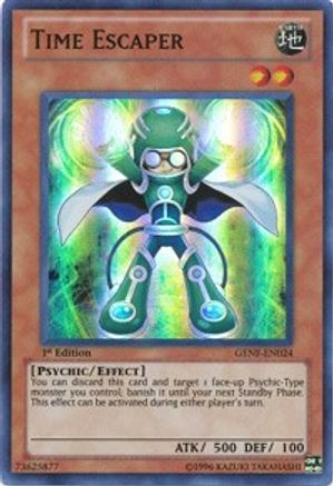 Time Escaper (GENF-EN024) - Generation Force Unlimited - Premium Yugioh Single from Konami - Just $0.26! Shop now at Game Crave Tournament Store