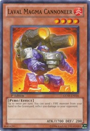 Laval Magma Cannoneer (GENF-EN026) - Generation Force 1st Edition - Premium Yugioh Single from Konami - Just $0.08! Shop now at Game Crave Tournament Store