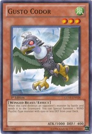 Gusto Codor (GENF-EN028) - Generation Force Unlimited - Premium Yugioh Single from Konami - Just $0.25! Shop now at Game Crave Tournament Store
