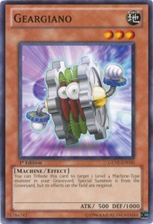 Geargiano (GENF-EN030) - Generation Force Unlimited - Premium Yugioh Single from Konami - Just $0.25! Shop now at Game Crave Tournament Store