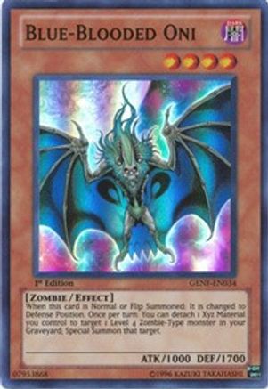 Blue-Blooded Oni (GENF-EN034) - Generation Force 1st Edition - Premium Yugioh Single from Konami - Just $0.25! Shop now at Game Crave Tournament Store