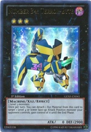 Number 34: Terror-Byte (GENF-EN041) - Generation Force Unlimited - Premium Yugioh Single from Konami - Just $0.25! Shop now at Game Crave Tournament Store